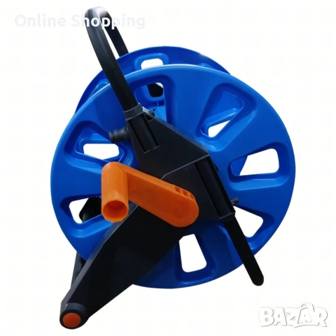 Преносима макара за градински маркуч, снимка 4 - Напояване - 53375435