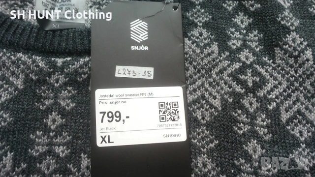 SNJOR Sweater 50% Wool размер L / XL блуза 50% Вълна - 2530, снимка 8 - Пуловери - 54167110