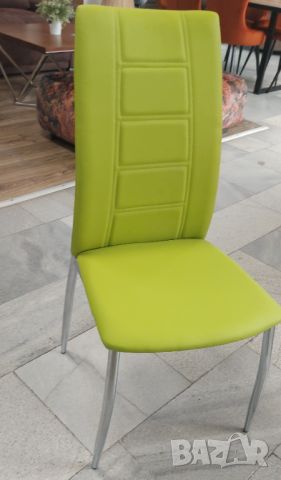 Трапезен стол Флаш зелен, снимка 2 - Столове - 45494657