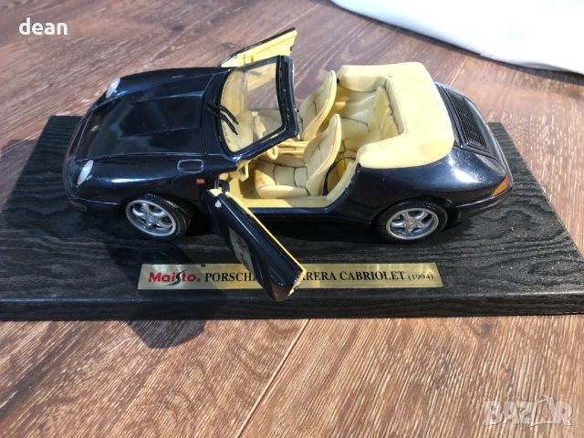 Колекционерско Porsche 911 Carrera Cabriolet, снимка 3 - Колекции - 53753267