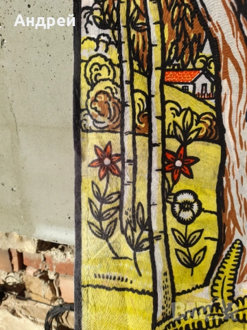 Старинен ковьор,покривка за стена #294, снимка 6 - Антикварни и старинни предмети - 52996341