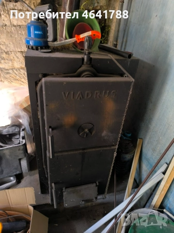 Котел на твърдо гориво Виадрус + помпа