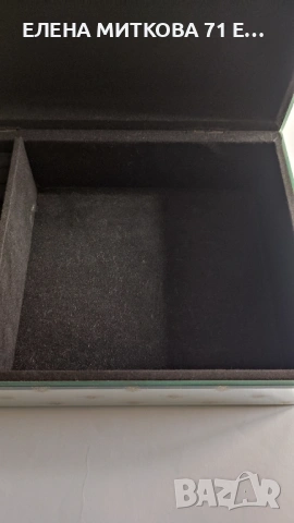 Луксозна голяма огледална кутия за бижута със златист декор "пчелички", снимка 10 - Други - 53990418