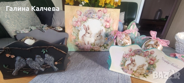 Великденска декорация , снимка 4 - Декорация за дома - 53614029