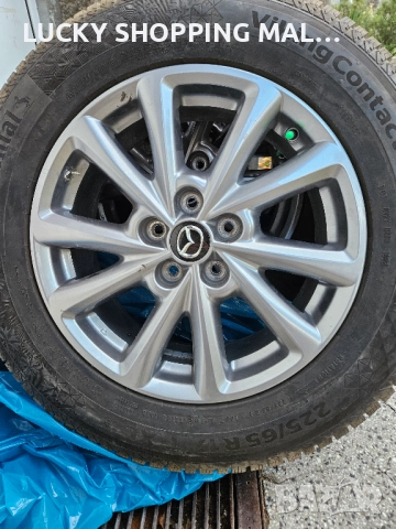 Гуми Continental Viking Contact 7 и джанти 17 5х114.3 Mazda, снимка 7 - Гуми и джанти - 52482692