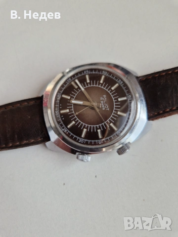 POLJOT Alarm; Полет звънец, кал 2612.1, СССР, т. кафяв ЦБ!, снимка 2 - Мъжки - 54083092