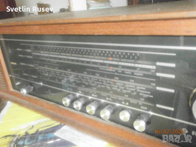 лампово радио grundig rf 245, снимка 3 - Антикварни и старинни предмети - 53495999