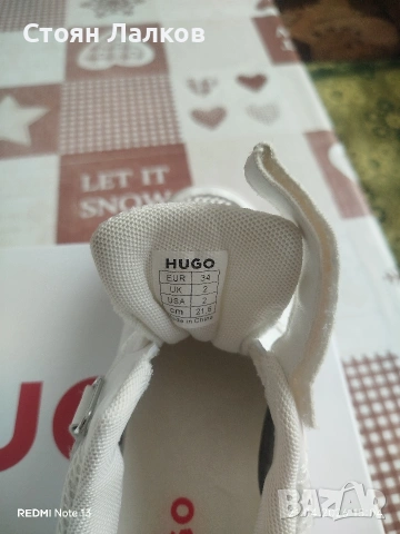 Детски кецове на Hugo boss , снимка 7 - Детски маратонки - 54244778