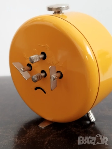 Стар анимиран будилник, настолен часовник, снимка 6 - Антикварни и старинни предмети - 54085987