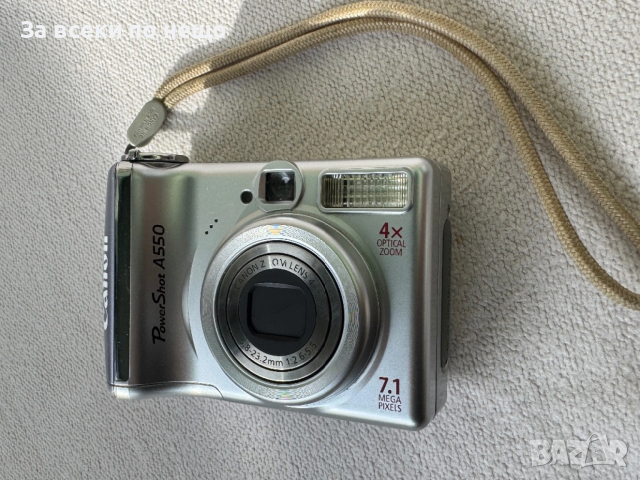 Цифров фотоапарат Canon PowerShot A550 , 7.1 MP , Canon A550, снимка 4 - Фотоапарати - 54060450