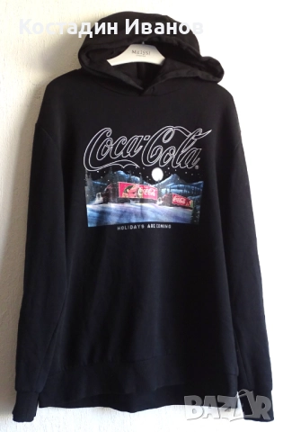 Coca Cola Holidays are Coming мъжки суичър Кока Кола, снимка 2 - Суичъри - 52179570