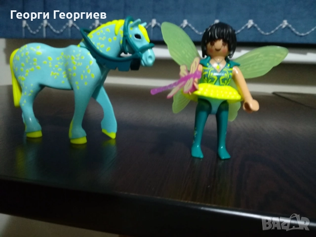 Playmobil, 4 комплекта Еднорог, Кон, Драконче, щъркели и Феи, снимка 3 - Образователни игри - 51230256