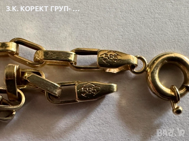 Златен синджир 14к, 5,94гр, снимка 4 - Колиета, медальони, синджири - 53719841