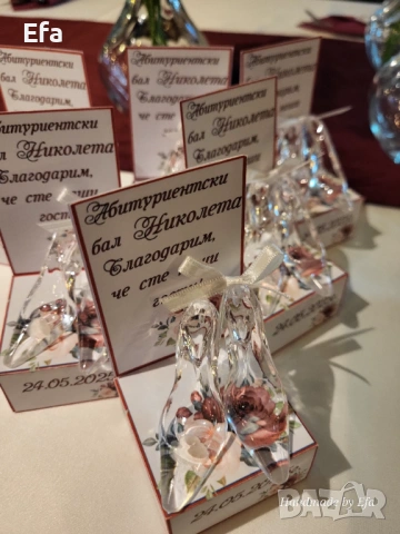 Подарък за гости за абитуриентка - акрилни обувки , снимка 4 - Декорация - 54163379
