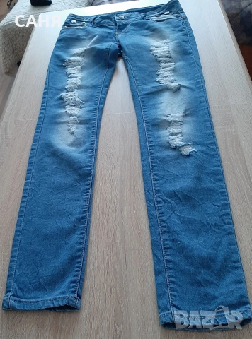 Дълги ефектни дънки и камуфлажен панталон, снимка 2 - Палта, манта - 53127975