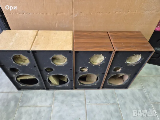 Кутии от трилентови тонколони с 8инчов бас, снимка 1