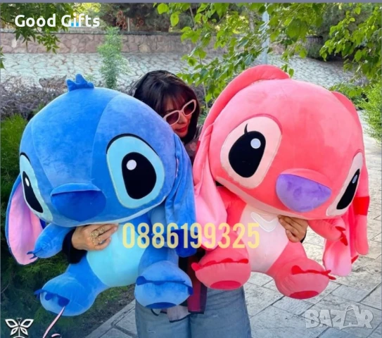 Голям плюшен Стич 20-140см Гигантски плюшен Стич, Плюшена играчка Стич, снимка 4 - Плюшени играчки - 51098321