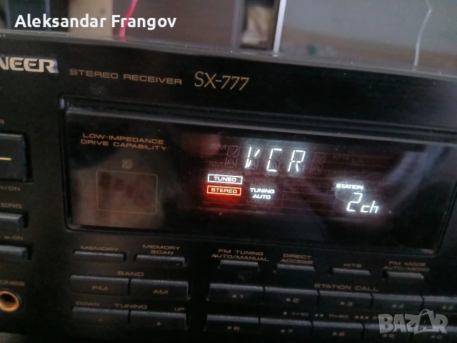ресивър PIONEER SX 777 made in Japan , снимка 5 - Ресийвъри, усилватели, смесителни пултове - 52972296