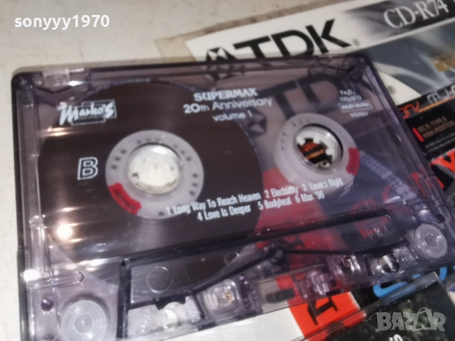 SUPERMAX-ORIGINAL TAPE 1002261226, снимка 2 - Аудио касети - 53425925