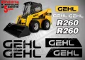 GEHL R135 стикери надписи, снимка 6