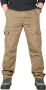 Ophestin Мъжки ежедневни работни карго панталони с джобове, кафяво, размер 3XL