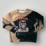 Kanye West "Yeezus" All Over Graphic Long Sleeve Sweatshirt Crewneck, снимка 1