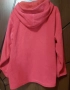 Дамски суичър – розов, с качулка, размер XL, снимка 3