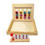 Четирицветна логическа игра с дейност с пясъчен часовник и логическа игра за деца., снимка 1 - Образователни игри - 45113882