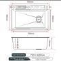 Нов Модел с LED Висококачествена мултифункционална кухненска мивкa 75x/80x45x22, снимка 6