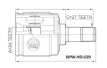 Предно ляво вътрешно каре 44310SEAE00 NPWHD029 Honda, снимка 1