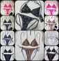 Дамски бански 2 части Louis Vuitton👙Chanel👙Fendi👙Burberry Код D206, снимка 1