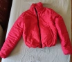 Дамско зимно пухено яке червено – много запазено, снимка 1