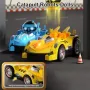 Нови 2 броя Дистанционно Управляеми Картинг Коли с Музика и Светлини, снимка 6
