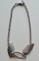 Красива сребърна гривна, снимка 3