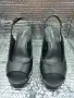 Дамски летни обувки на ток, естествена кожа, черни, Graceland, купени от Deichmann, N 36, снимка 2