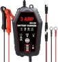 Ново Зарядно за акумулатор 6V/12V 3A LiFePO4 AGM GEL EFB интелигентно за кола мотор лодка ATV, снимка 1