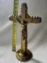 Стар бронзов кръст 16х9см, снимка 9