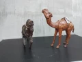 Статуетка Кожена камила / Кожена фигурка Кон , снимка 1