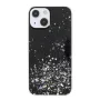 Силиконов калъф Sparkle Starry Sky за iPhone 13 mini, Черен, снимка 1