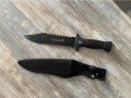Нож Columbia за Лов Риболов с Компас и накрайник за стъкло, снимка 1 - Ножове - 45059296