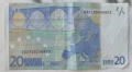 Банкнота от 20 евро 2002 г., снимка 1