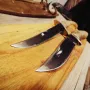 Ловни ножове с рог от Антилопа много остри от колекция , снимка 5