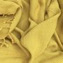 Плажна кърпа от органичен памук HELLO TURCO - жълта, снимка 3