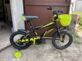 Makani Детски велосипед 14`` Diablo Black-Yellow, снимка 1 - Детски велосипеди, триколки и коли - 45252576