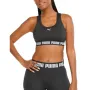 Дамско спортно бюстие PUMA Feel It Mid-Impact Training Bra Black, снимка 1