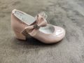 Елегантни лачени обувки с токче в розово /Б236, снимка 3