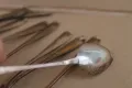 10 сребърни лъжици за чай , снимка 8