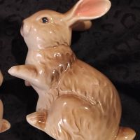 Красиво зайче, като живо за декорация или Великден, снимка 1 - Декорация за дома - 45083207