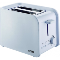 Тостер за хляб Voltz V51440E, 750W, 2 филийки, Бял, снимка 1 - Тостери - 44994629