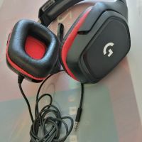 Слушалки Logitech G332, black/red, снимка 1 - Слушалки и портативни колонки - 45926601